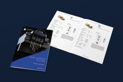 新製品「Wire Harness Testing」のチラシ