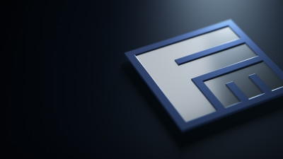 FEINMETALL 로고 3D 버전 2 표현